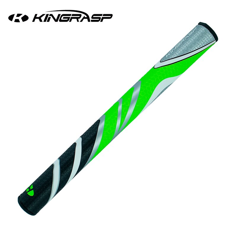KINGRASP-agarre del palo de golf para hombre y mujer, agarre del palo de golf PU + material TPR, ultraligero, antideslizante, 1,0: green 1.0