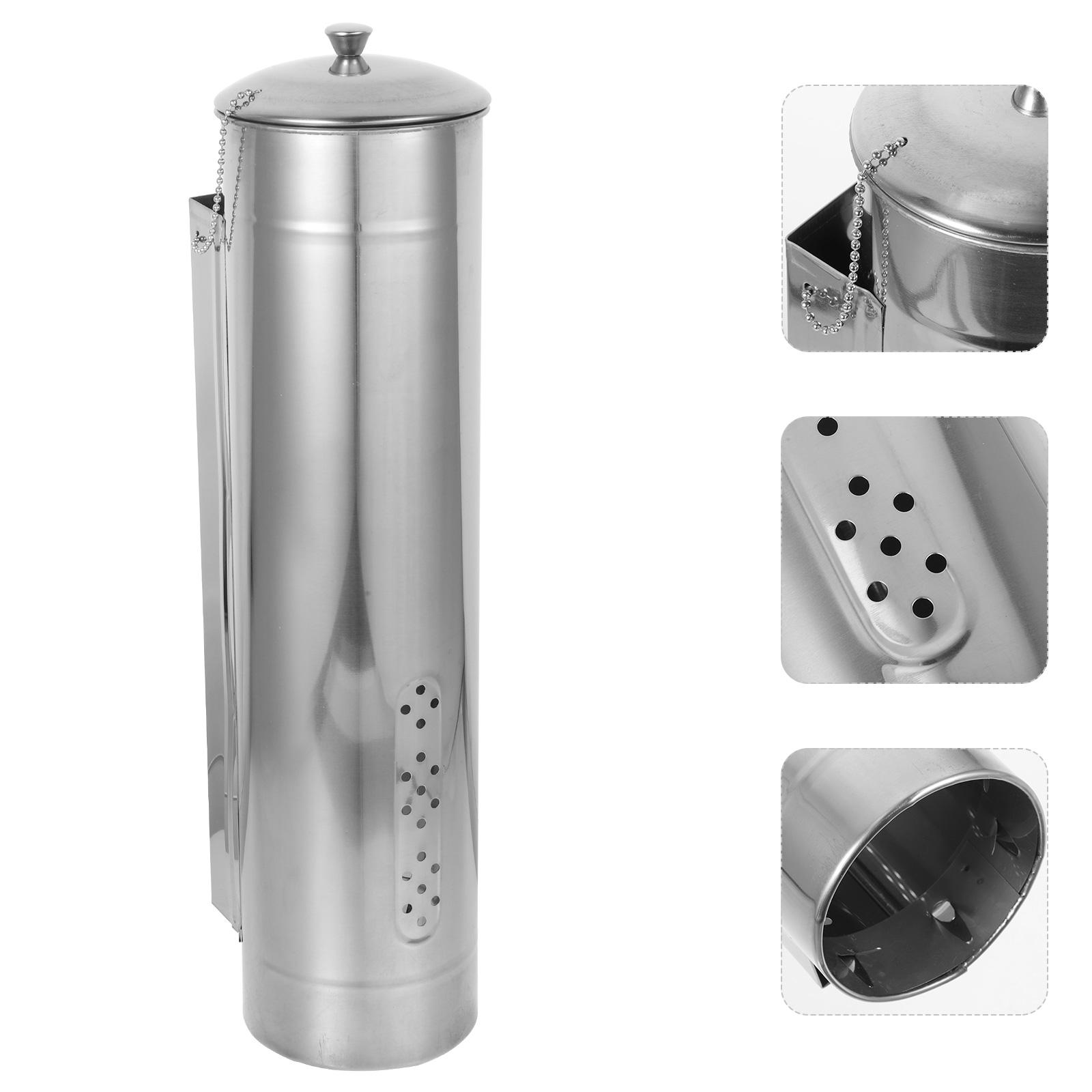 Wall Mount Cup Dispenser Stainless Steel Paper Holder Water Cooler Disposable 120pcs Plastic Hanger Hygienic