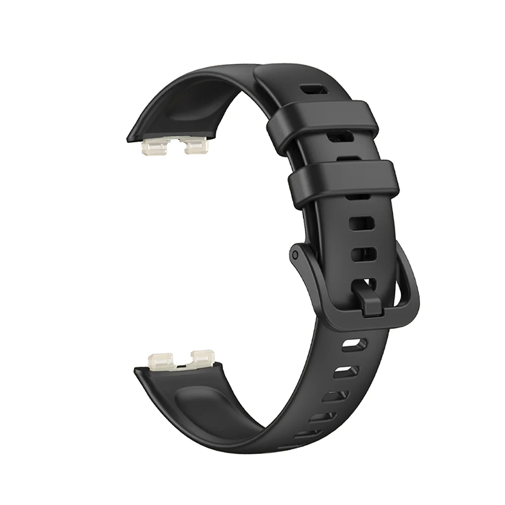 Silicone Strap for Huawei Band 9 Watchbands Replacement Bracelet Accessories for Huawei Band 8 Screen Protector Bumper Watchband: Sky Blue