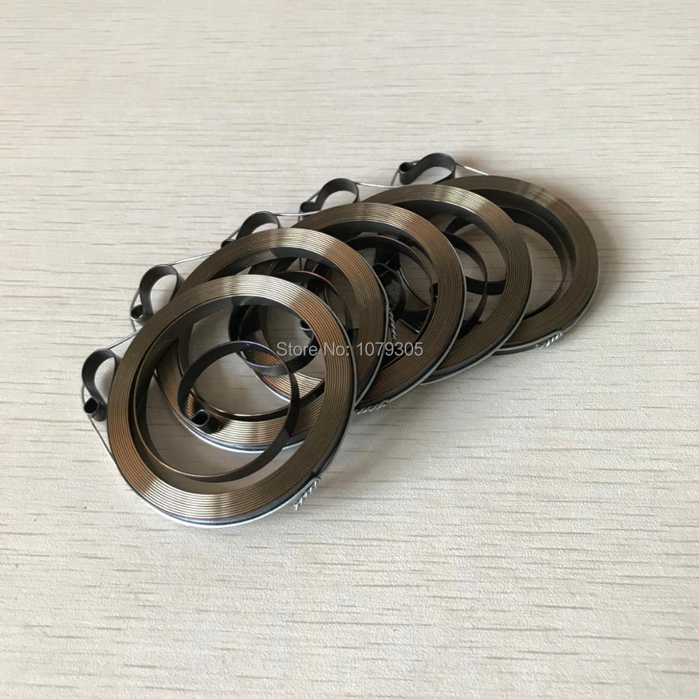 5Pcs/lot Recoil starter Rewind Spring set For 017 018 021 023 025 MS170 MS180 MS210 MS230 MS250 Chainsaw Parts