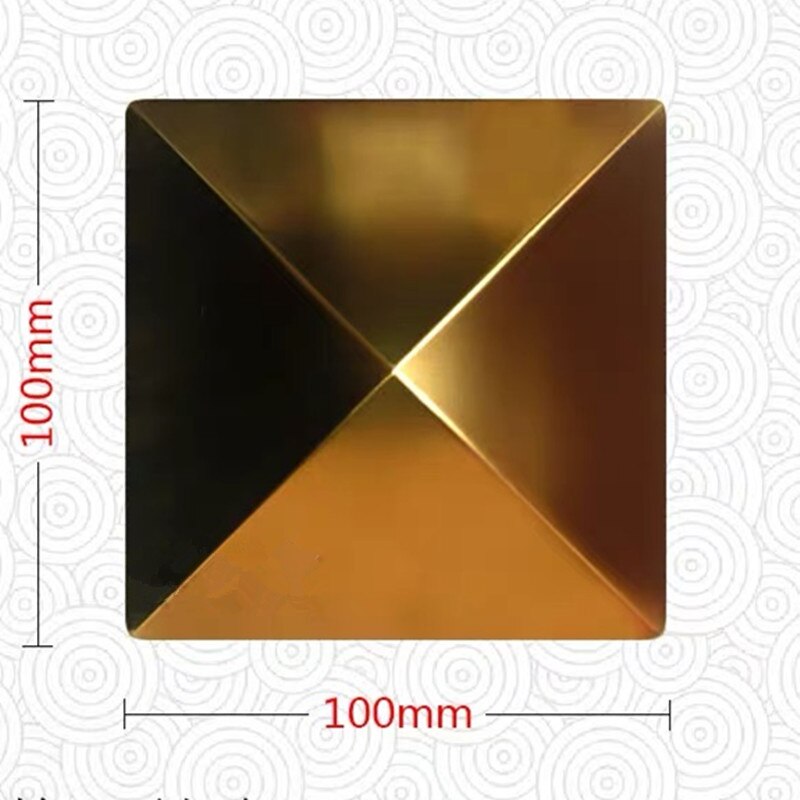 Tür rahmen, schrank, dekoration, edelstahl, möbel abziehbilder, Hardware-, tür dekoration, mosaik dekoration zubehör: golden100X100
