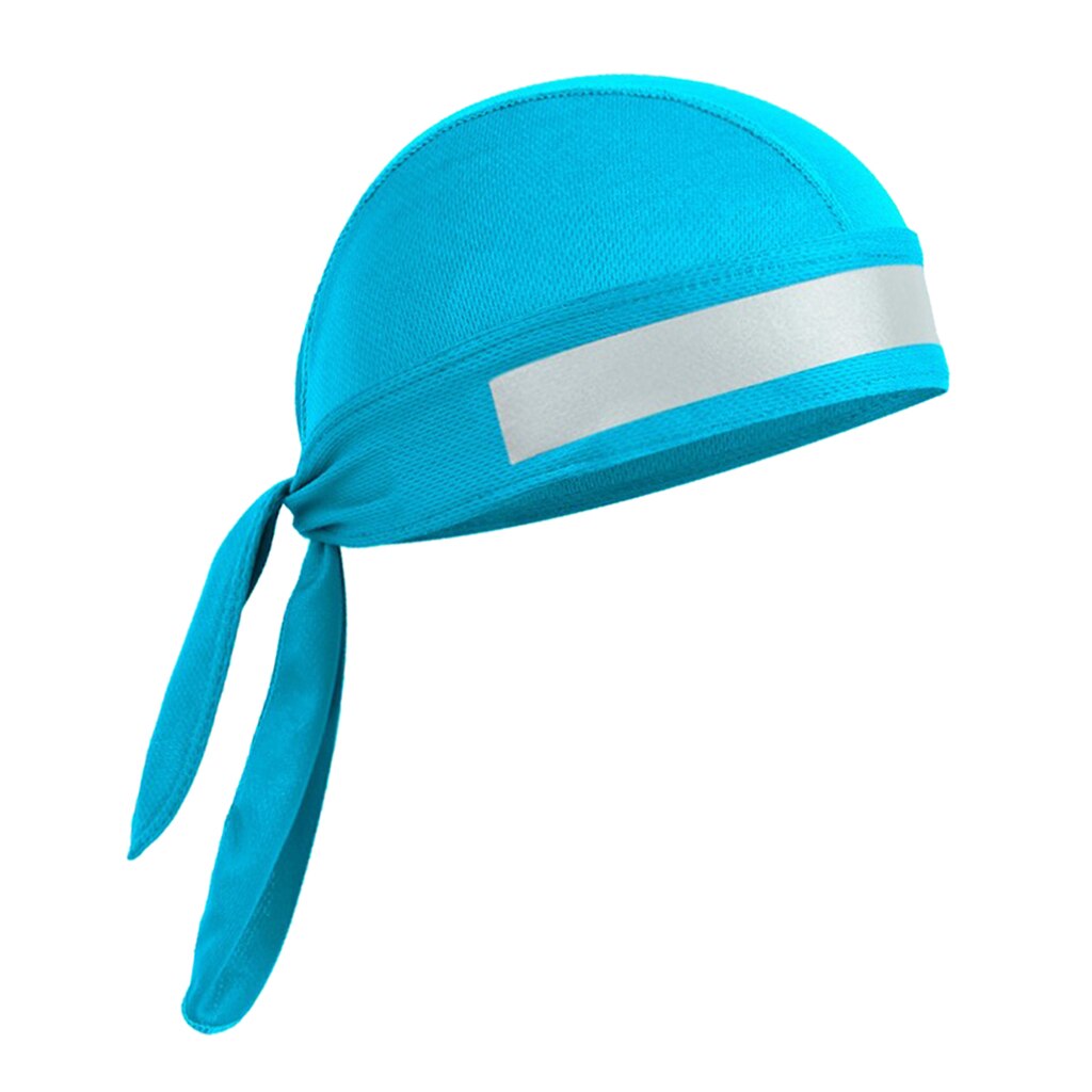 Gorra reflectante de Calavera, gorro Bandana con forro transpirable: Sky Blue