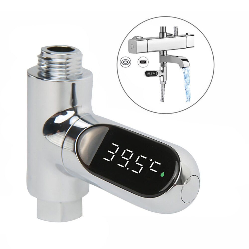 LED Display Shower Faucets Water Thermometer Electricity Water Temperture Monitor Home Tub Bathing Temperature Meter