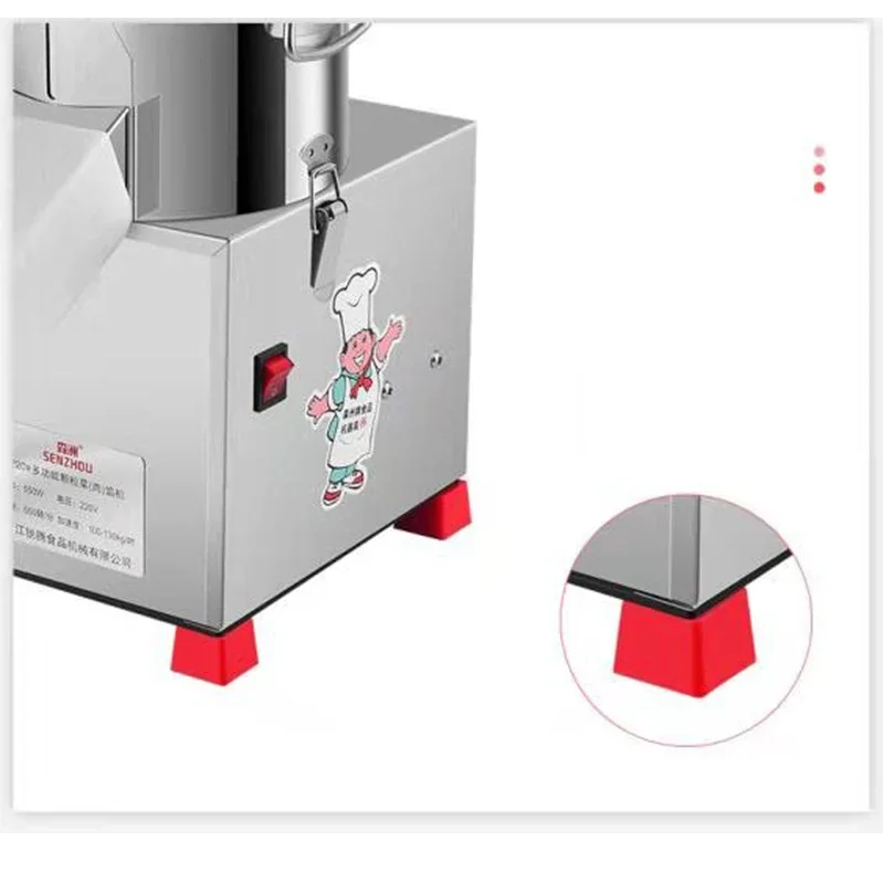 Gemüses ch neider elektrische Gemüses ch neider Chili hacken maschine Mühle Edelstahl Lebensmittel verarbeitung maschine 130-kg/std