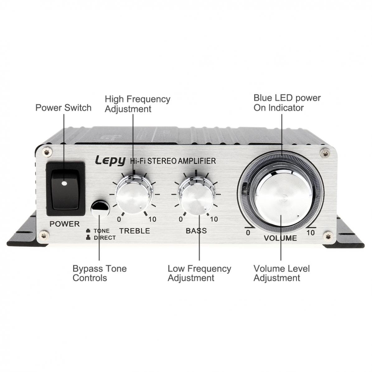 Auto Versterkers Mini 700W Hi-Fi 12V Stereo Versterker MP3 Motorfiets Auto Amp Stereo Versterker