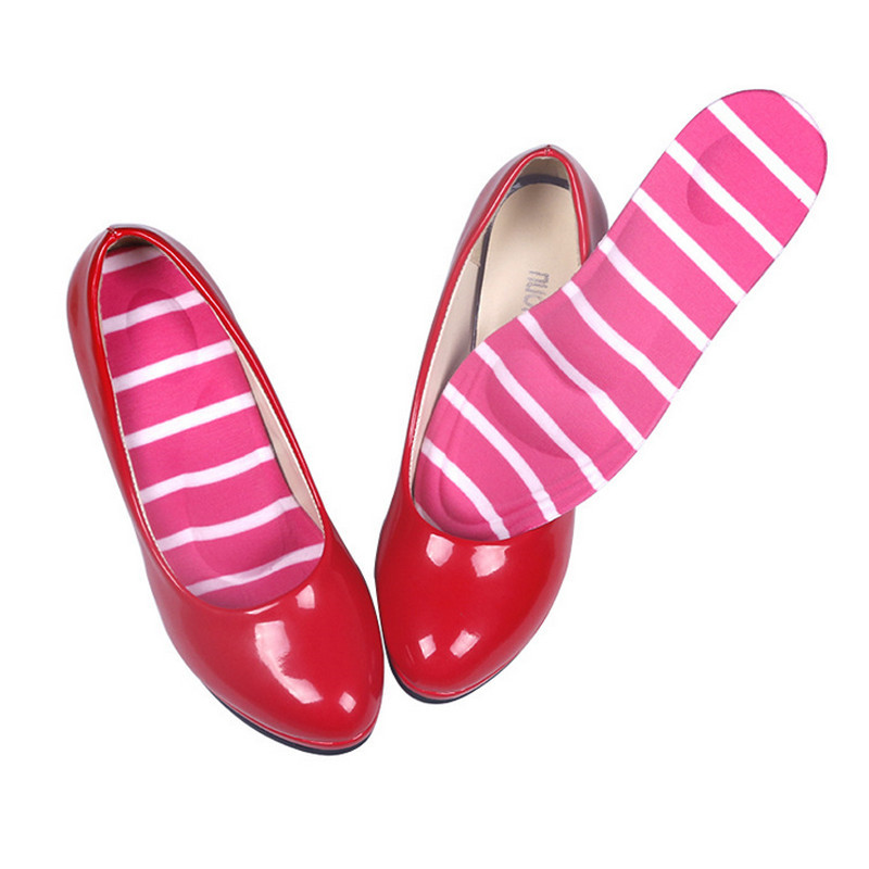 3D plantillas de masaje de espuma de memoria suave cuidado de los pies zapatos de tacón alto zapatos de esponja cojín de absorción de golpes almohadilla de zapato