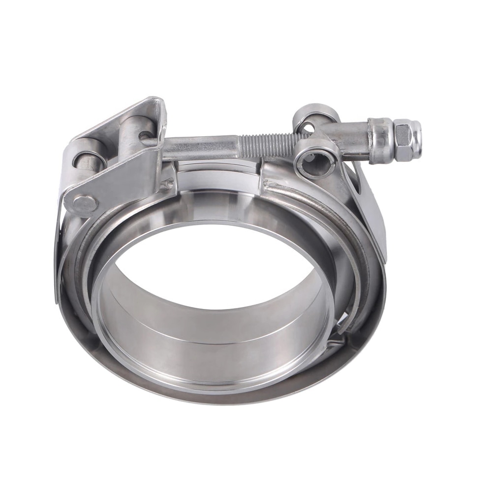 Stainless steel hand polished 2 inch male and female step flange Quick V band clamp flange set