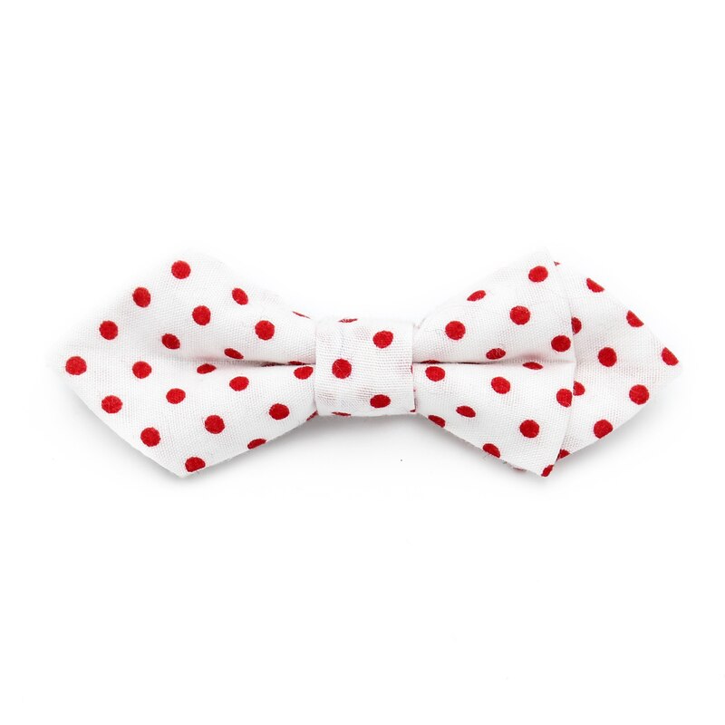 låve bowtie sikkerhetsnål 7 farger bølge punkt barn bowtie søt gutt bowtie