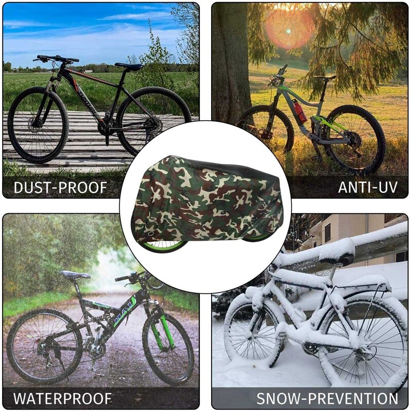 Fietshoes, zware waterdichte fietshoes, opberghoes voor elektrische fietsen, mountainbikes, beachcruisers en bmx-fietsen.