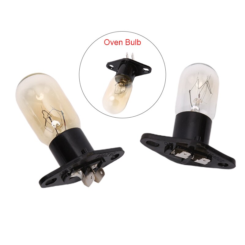 1pc Universal Microwave Oven Global Light Lamp Bulb Base 250V 20W Replacement