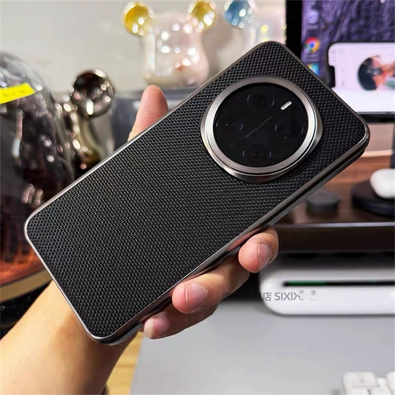 Coque pour Honor Magic 7 Pro, en Nylon tissé, cuir mat, housse respectueuse de la peau pour Magic7 Pro 5G, coque de luxe antichoc: Black