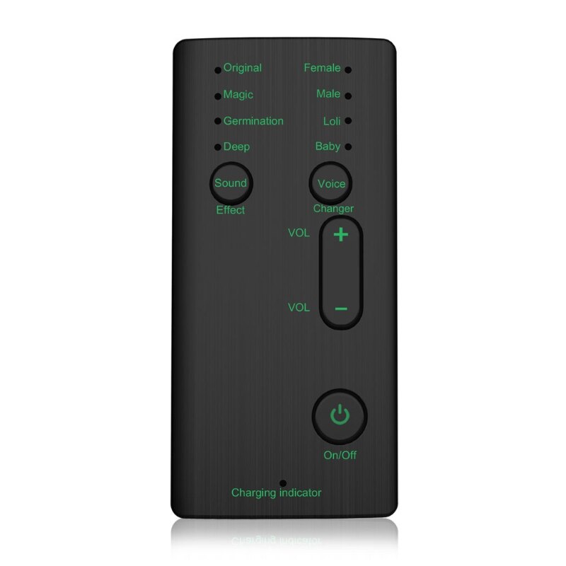 Portable Voice Changer Sound Card 7 Different Voice Modifiers Voice Disguiser Handheld Modulator Device Mobile Phone PC