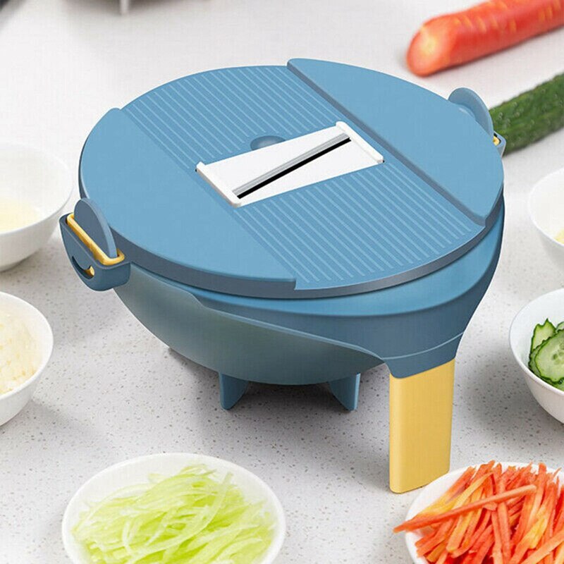 Handleiding Aardappel Slicer Groente Fruit Mandoline Ui Dunschiller Wortel Rasp Rasp Keuken Cutter Met Afvoer Mand Keuken Gereedschap