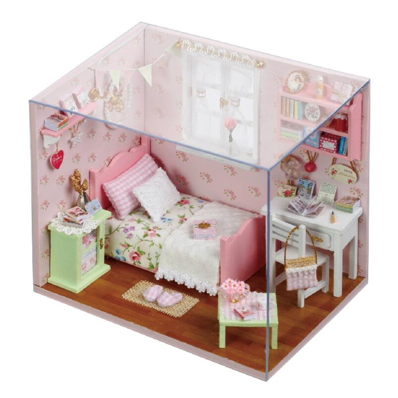 Miniatuur huiskamer meubeltjes hout assorti 5,8-10,5cm (50 stuks