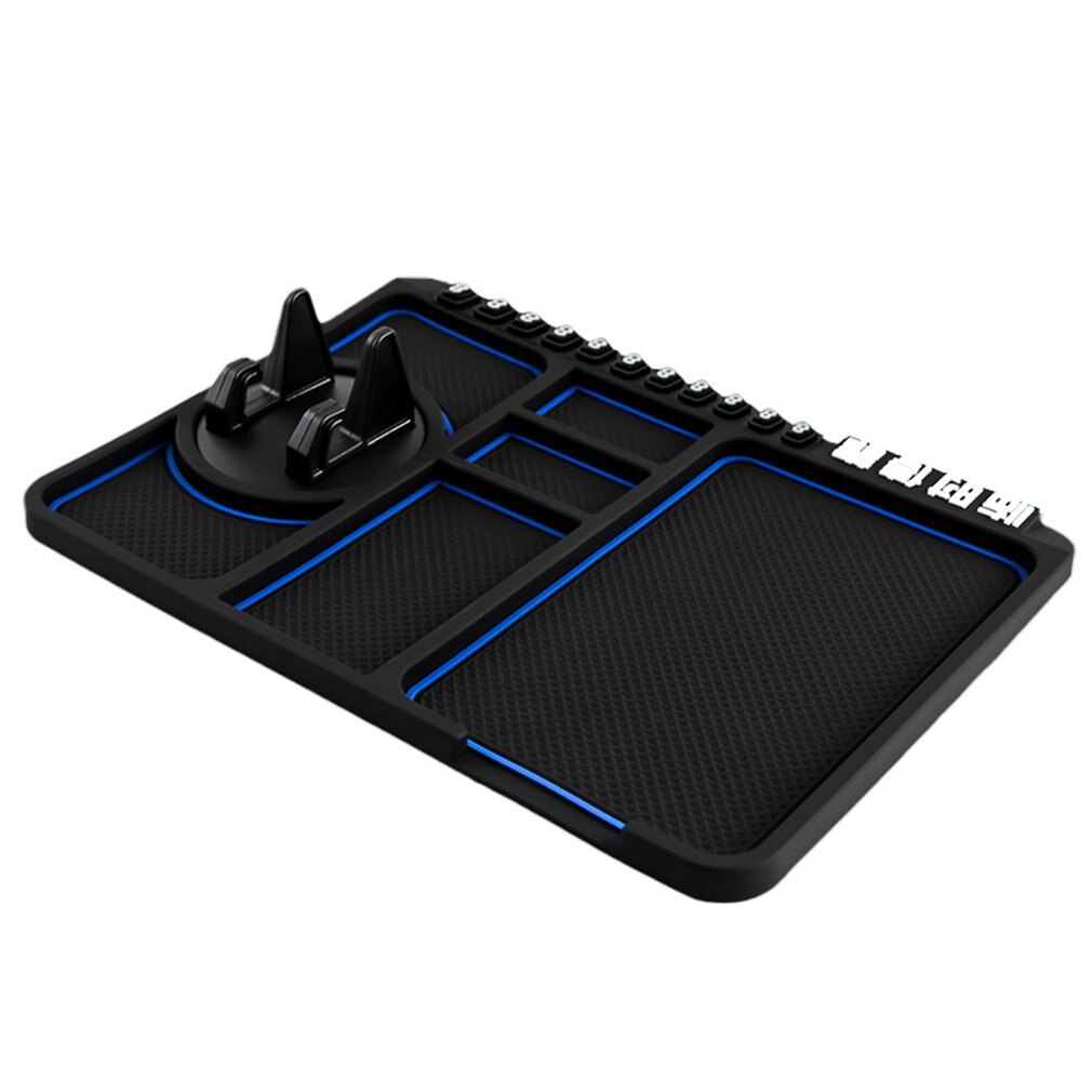 Multifunctional Car Anti-Slip Mat Auto Phone Holder Non Slip Sticky Anti Slide Phone Mount Silicone Dashboard Car Pad Mat: Default Title