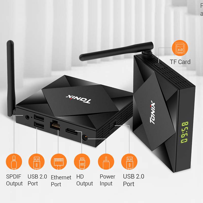 Android 10.0 TV Box Tanix TX6S Allwinner H616 4GB 64GB Media Player WiFi bluetooth 8K TV Set top box for Google Assistant