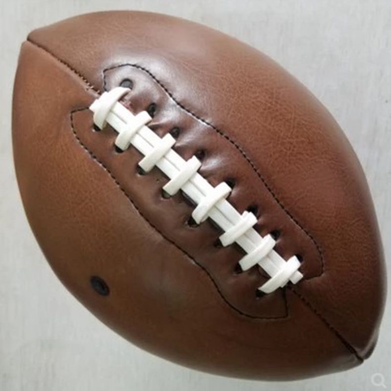 Hot! Esporte Ao Ar Livre Bola de Rugby Bola De Futebol Americano Do Vintage PU Tamanho 9 Para A Faculdade Adolescentes Formação/decoração, frete grátis!