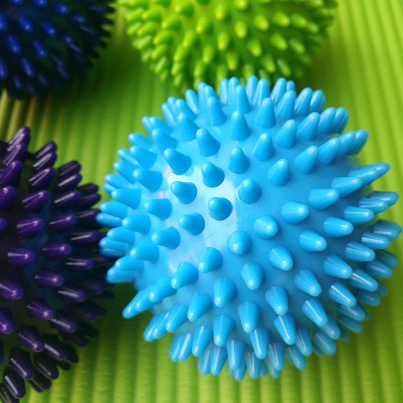 Durable PVC Spiky Massage Ball Trigger Point Sport Massage Ball Roller Pain Relief for Body Yoga Fitness Pilates Muscle Foot