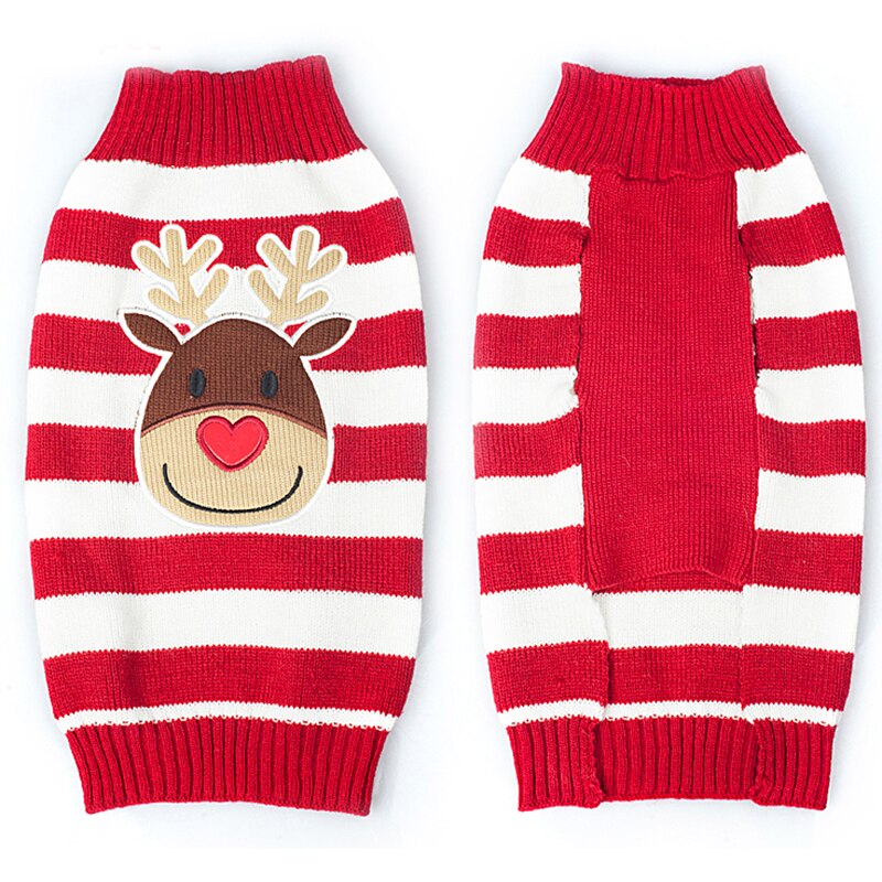 Abrrlo Hond Trui Kerst Rode Kerstman Trui Hondenkleding Xmas Rendier Winter Hond Truien Voor Kleine Honden