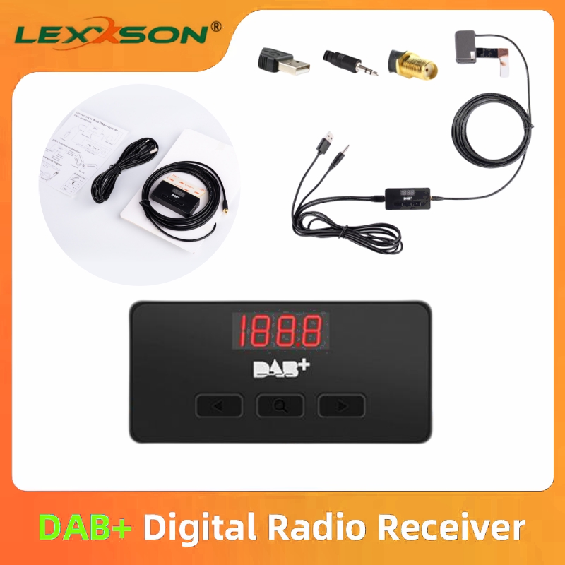dab dab+ antenne med usb-adapter europeisk android bilradio gps stereomottaker spiller til universell signal hovedenhet