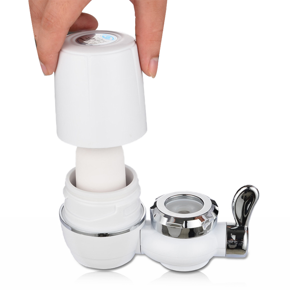 Faucet Water Purifier, Tap Ceramic Filter Direct Drinking Kitchen Household Purifier Filter