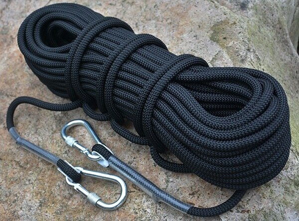 10M 12MM 2600KG Outer wall cleaning rope for acid environment aerial work safety insurance working sport harnesshardware