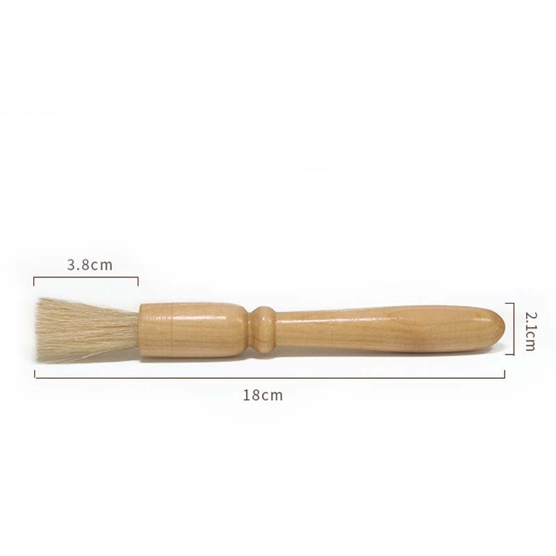Wood Handle &amp; Natural Bristles Coffee Machine Brush Machine Group Head Cleaning Kitchen Tools Coffee Grinder Brushes