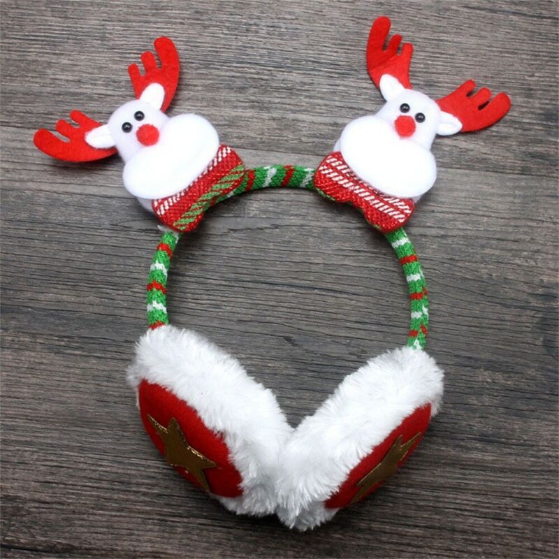 Adult Kids Christmas Xmas Novelty Headband Hat Costume Hair Clip Reindeer Santa Claus Headbands