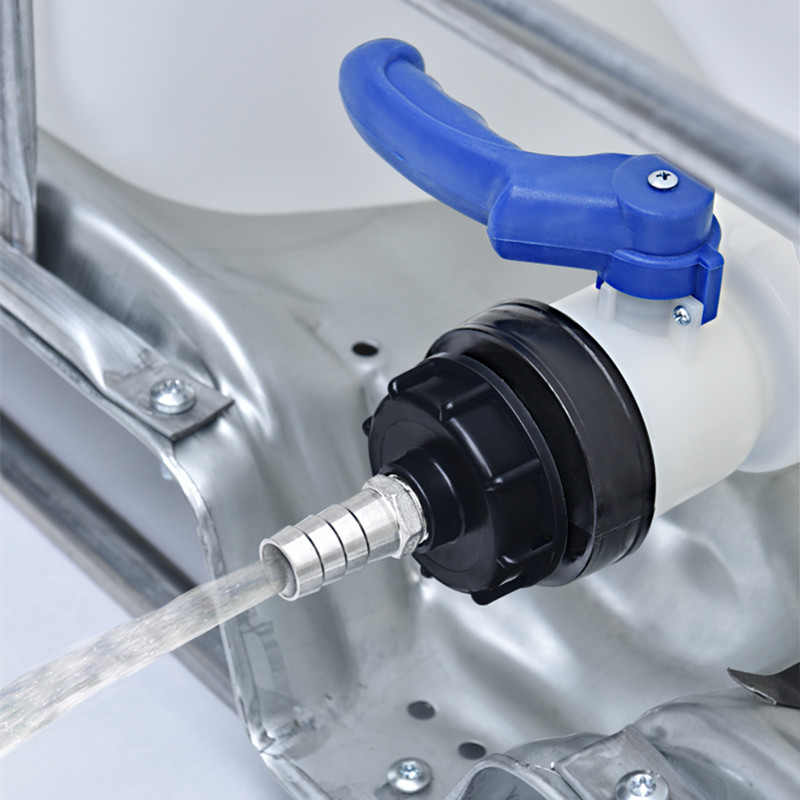 S60x6 Grobgewinde IBC Wassertankadapter 1/2" 3/4" 1" Gartenschlauch Rohrverschraubungen Abflussanschluss
