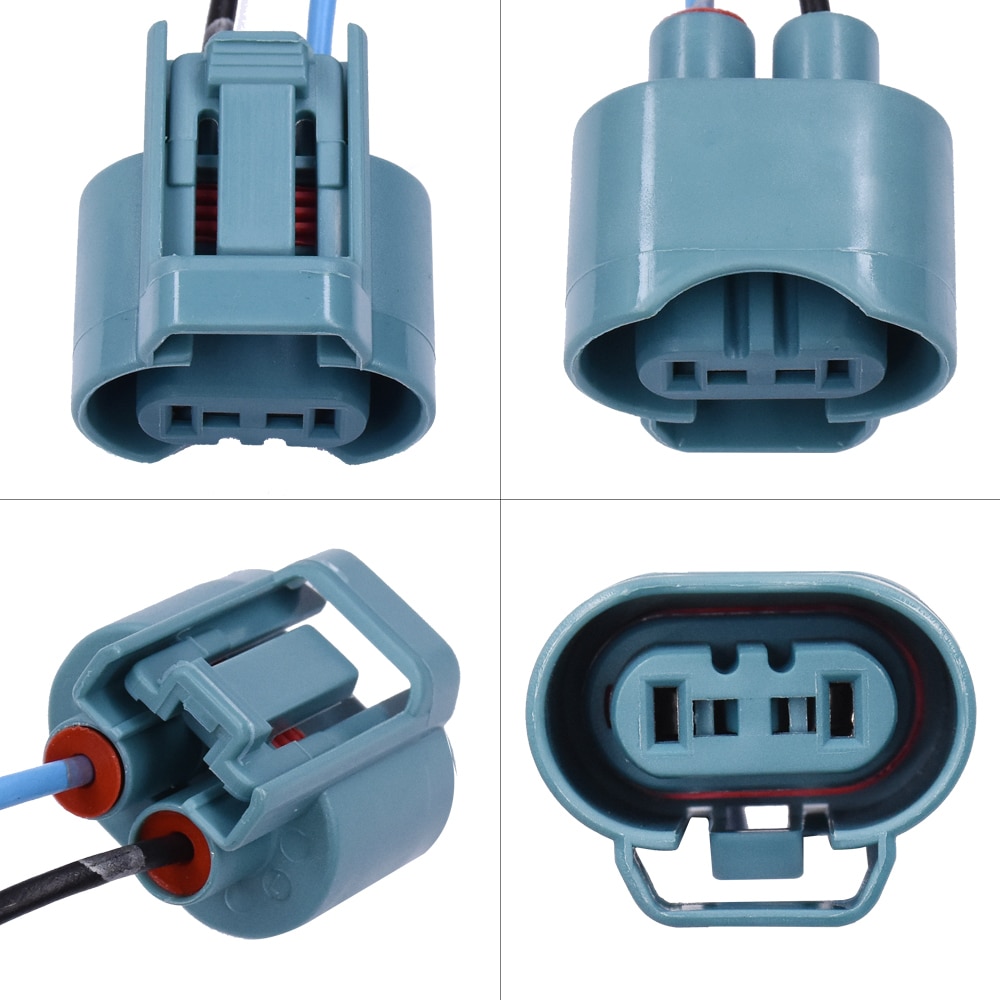 YUNPICAR 9005 HB3 H10 9145 Bulb Socket Female Adapter Extension Wiring Harness Connector for Headlight Fog light 2PCS