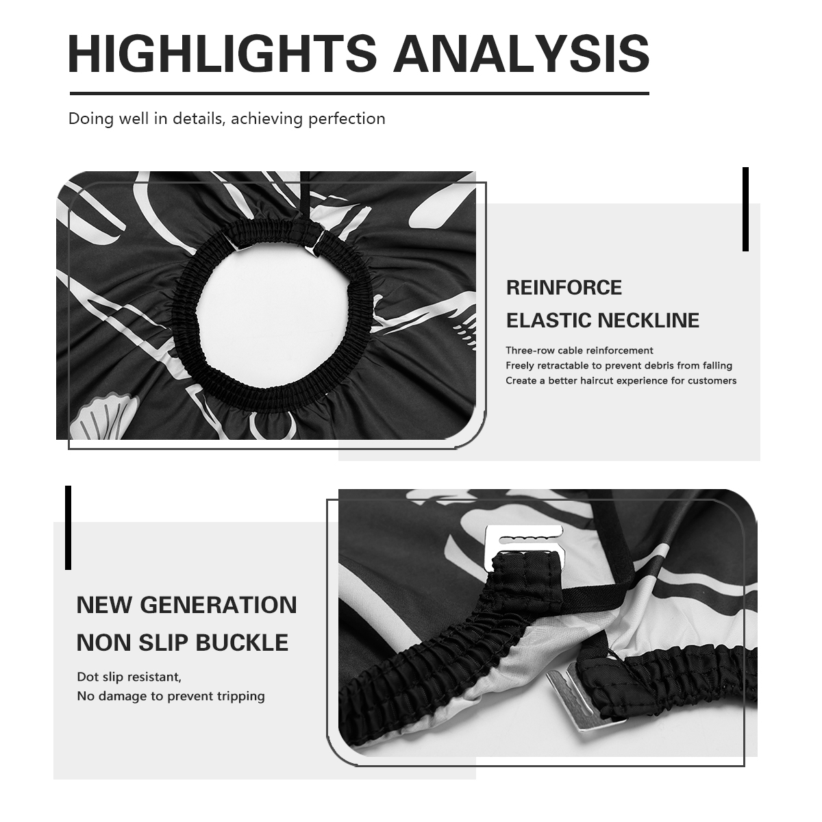 Kapper Kapsel Doek Kapper Schort Haar Knippen Cape Kapsel Jurk Kappers Jas Kapperszaak Salon Accessoire