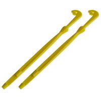 2pcs Plastic Easy Hook Loop Tyer for Fly Fishing Hook Tools Disgorger Tool Tie Fast Knot Tying Tool Line Tier Kit: Yellow