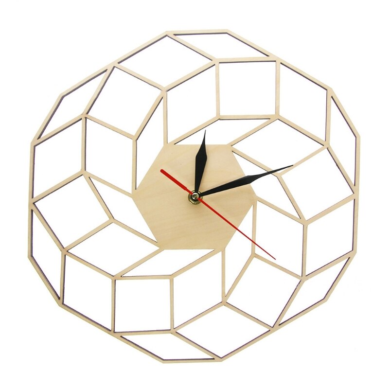 Large Vintage Wall Clock Silent Non-ticking Wall Clock Roman Numerals Gold L5YE: 2