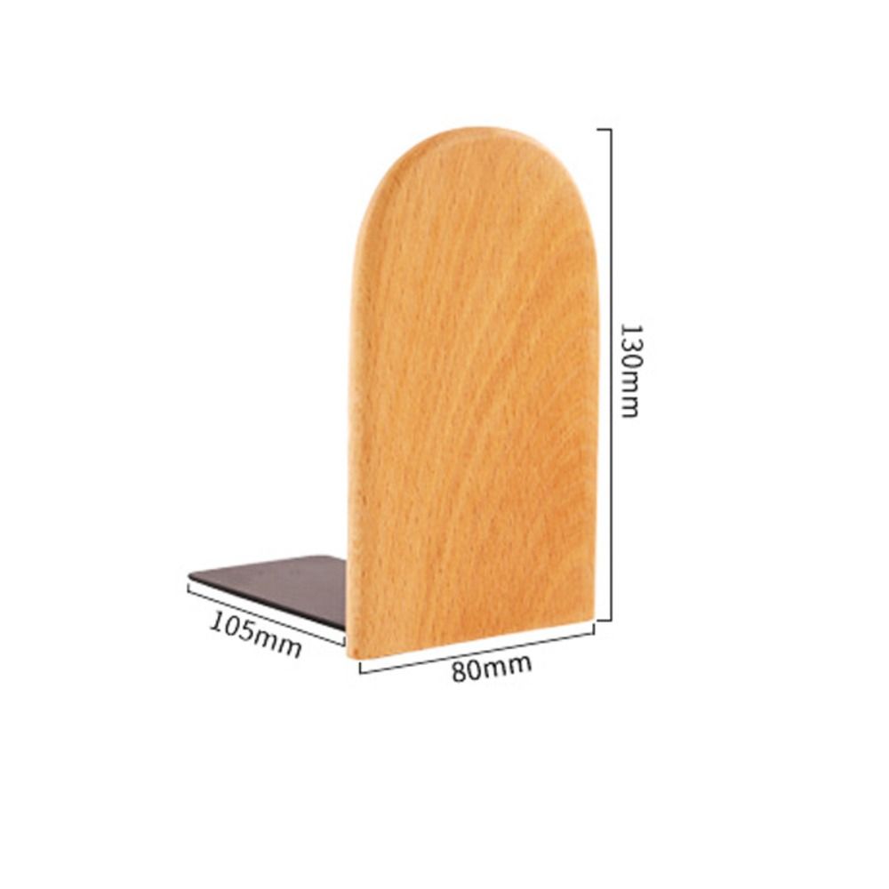Bokstöd i naturträ för skrivbord, bokhylla, enkel inredning, bokstöd, kontor, hem: Plommon