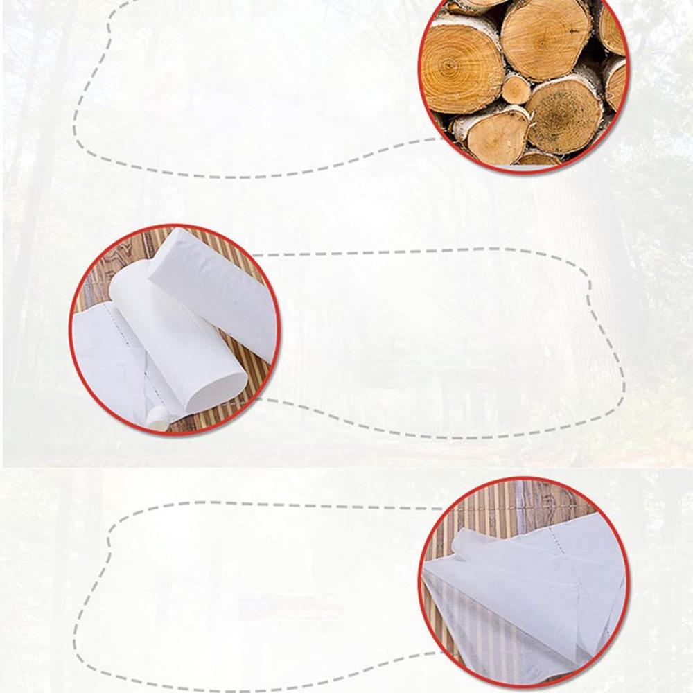 Household Paper Roll Original Wood Pulp Fine And Soft Without Fluorescent Agent Water Absorption Is Stronger 12 Pcs