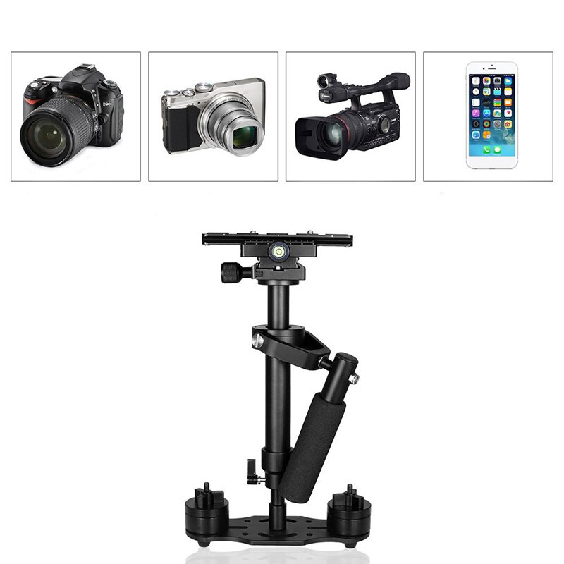 Estabilizador de mango S60 para fotografía y vídeo, estabilizador de mano de aleación de aluminio, Steadycam DSLR para videocámara Steadycam DSLR
