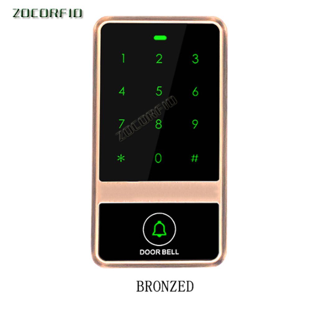 metal shell 10 crystal tag+RFID Proximity Card Access Control System RFID/EM Card Access Controller