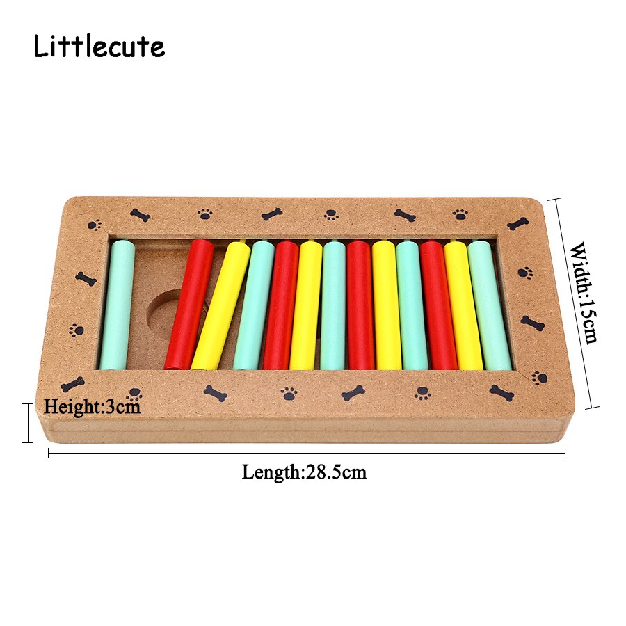 Training Natuurlijke Voedsel Behandeld Houten Poot Vorm Pet Hond Kat IQ Speelgoed Educatief Voeden Spel Poot Puzzel Plaat Spelen Speelgoed