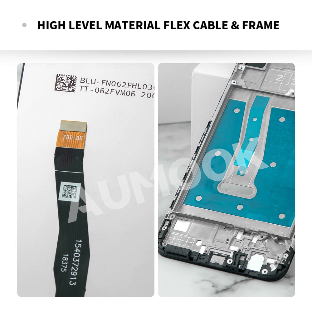 6.21 inch LCD for Huawei P Smart Display Touch Screen With Frame Digitizer Assembly for LCD Screen replacement Free