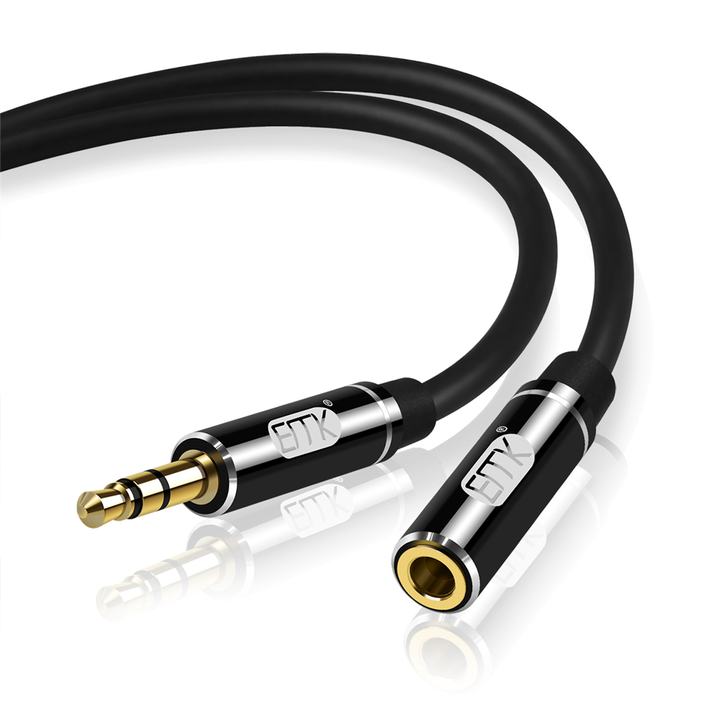 EMK Jacek przedłużacz 3.5mm Aux kabel słuchawkowy robić iPhone 6 6s Xiaomi redmi 5 plus Huawei P20 lite kabel audio