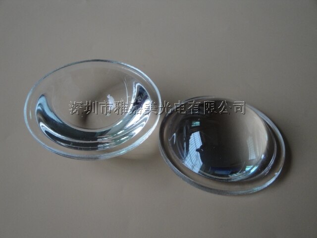 High, led lens Diameter 43MM optical glass lens, Plano Convex lens