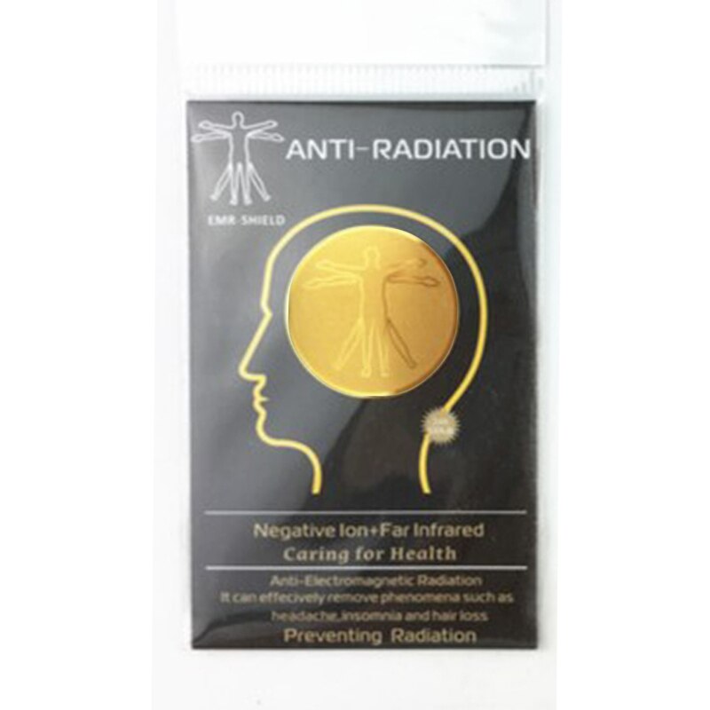 Anti Radiation Protector Shield EMF Protection Cell Phone Sticker EMR Blocker: Doubleman 24K Gold