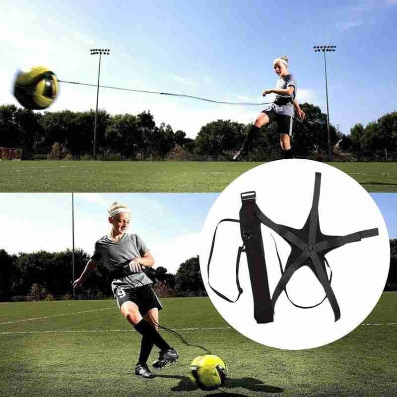 1pcs Football Bungee Soccer Ball Training Children Trainer Bungee Belt Extended Football Elastic Equipment Circling Auxilia J3S0