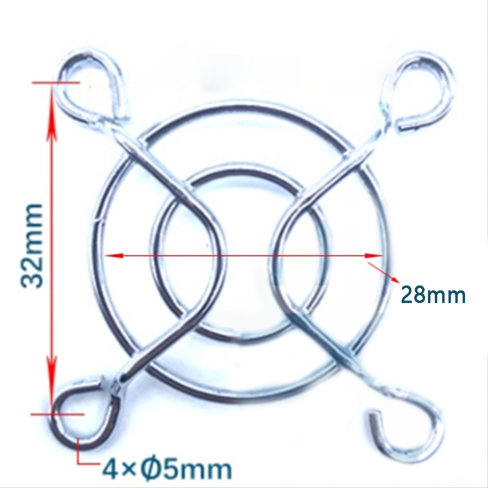 per la protezione della ventola di raffreddamento Griglia metallica Copertura del computer Griglia della ventola 30mm 40mm 50mm 60mm 70mm 80mm 90mm 120mm: Rosa