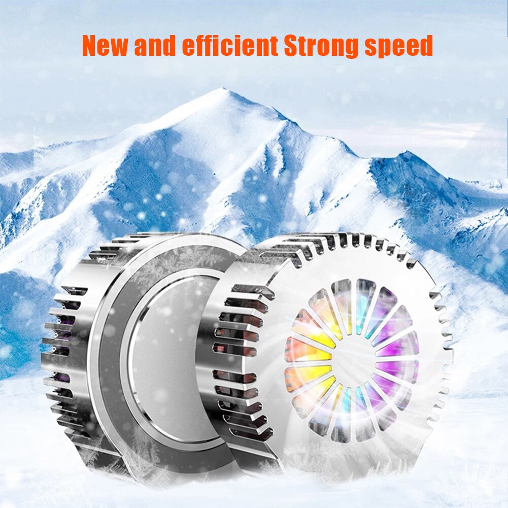 Convex Magnet Mobile Phone Radiator Semiconductor Refrigeration Universal Cooling Fan Tablet Laptop Game Cooler System Heat Sink