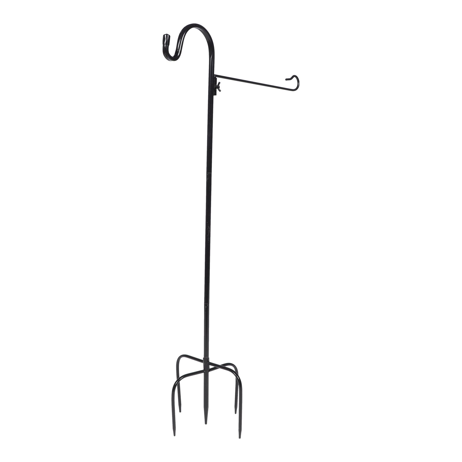 Ground Inserted Hook Practical Light Hanging Hook Shepherd Hook Iron Lamp Hook for Park