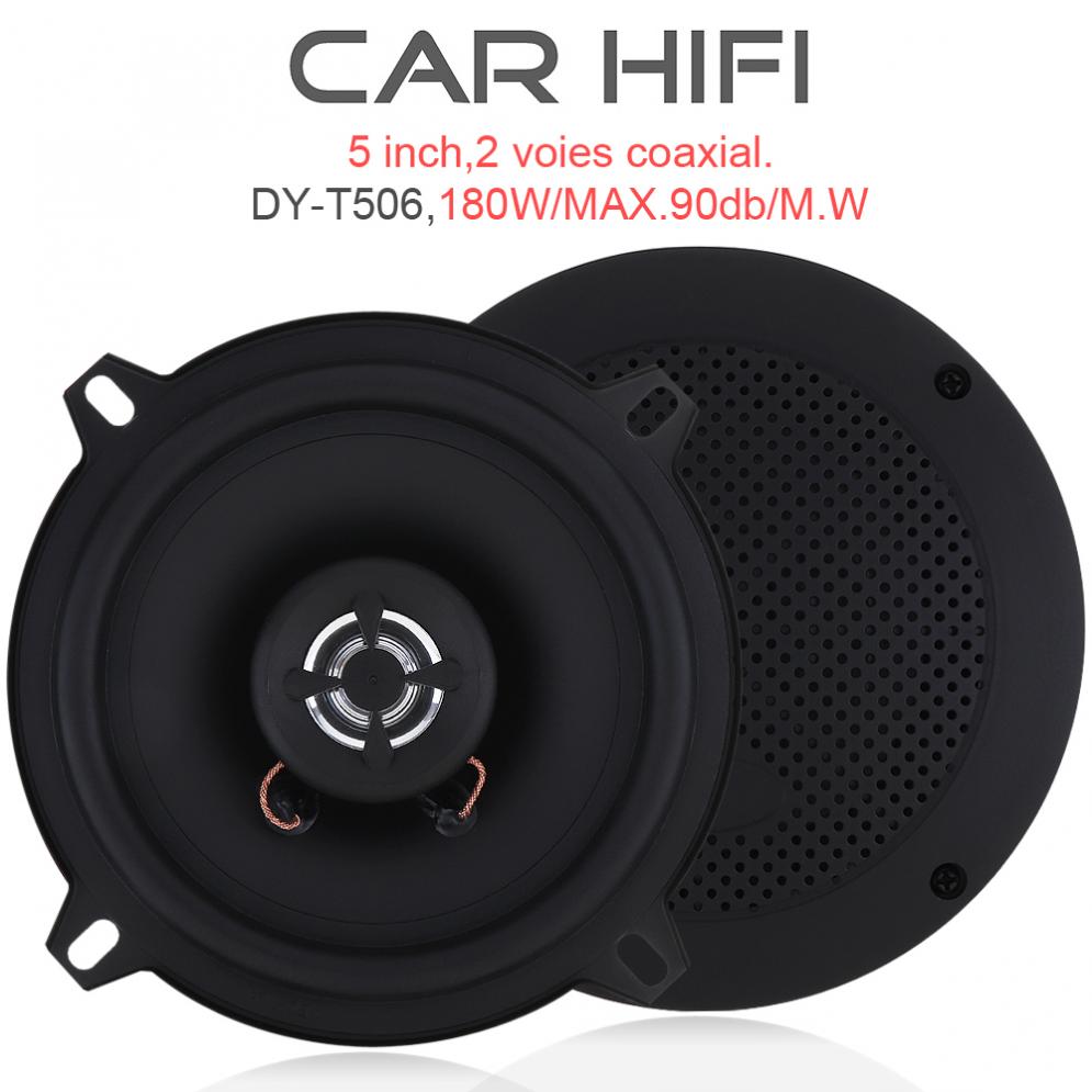 2 stuks Auto speaker 5 Inch Auto HiFi Coaxiale Speaker180W Voertuig motorfiets Deur Auto Audio luidspreker Muziek Stereo Speaker voor auto