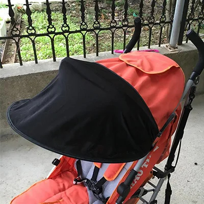 Universal stroller sunshade cover, extended sun visor, canopy cover for strollers, stroller accessories, car seat, stroller cap, sun hood: Red