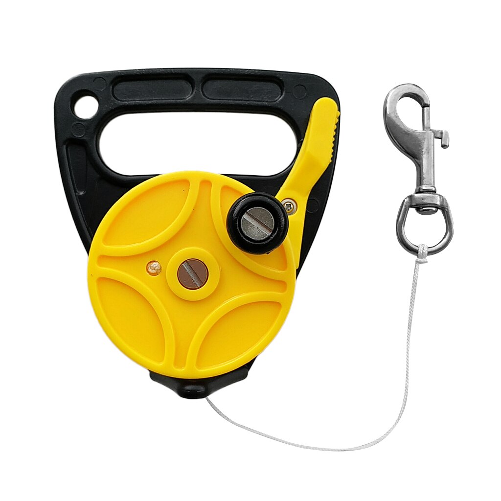 150ft Scuba Dive Reel Kajak Anker Met Duim Stopper, Enkele End Bolt Snap Voor Veiligheid Onderwater Duiken Snorkelen