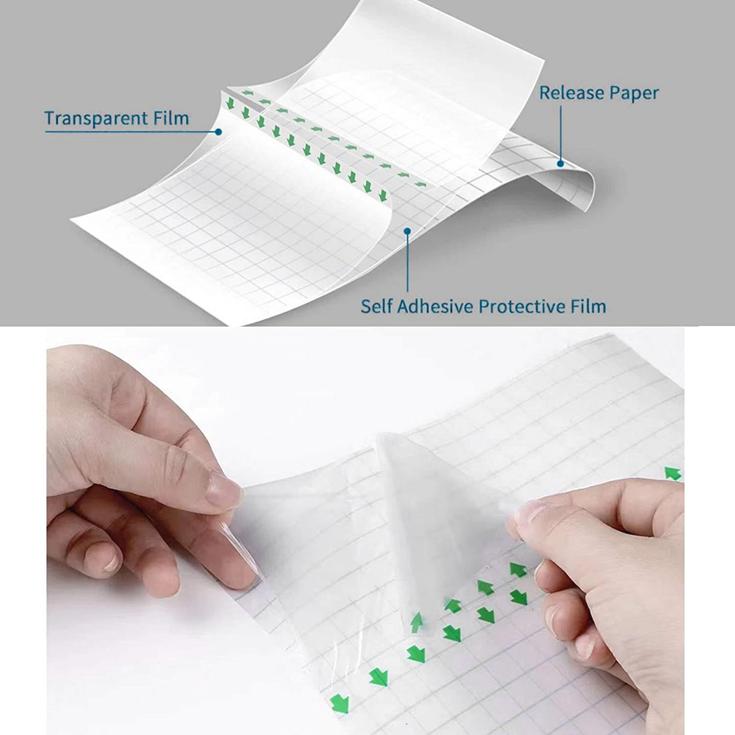 Transparent Stretch Adhesive Bandage Shower Waterproof Patch Waterproof for Tattoos Swimming Showering